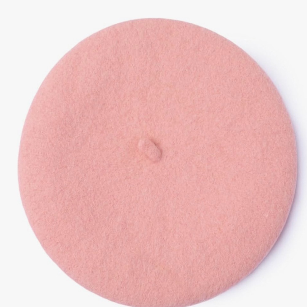 Chic Women's Pink Beret - Picture 3 of 4